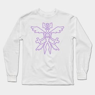 Purple Angel Long Sleeve T-Shirt